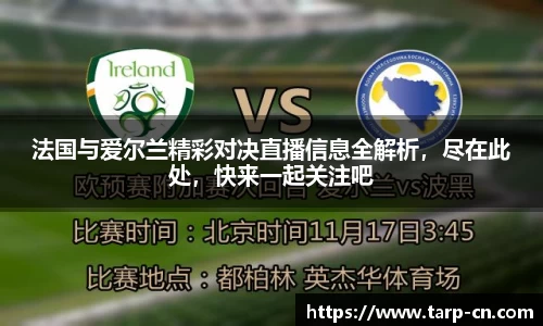 法国与爱尔兰精彩对决直播信息全解析，尽在此处，快来一起关注吧
